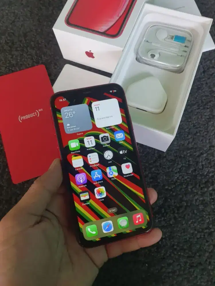 iPhone XR 128gb kondisi mulus kelengkapan fullset no minus