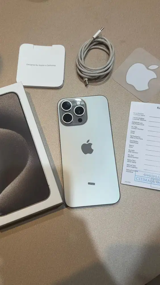 Iphone 15 Pro max 256gb (Natural Titanium)