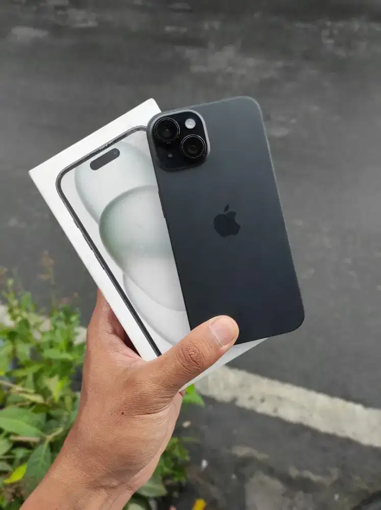 iPhone 15 128gb BH 89% Garansi Resmi iBox Fulset original