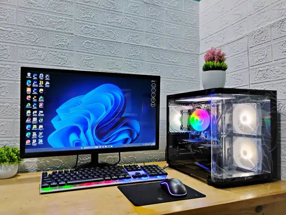 PC Gaming Editing dan Live Hemat Siap Pakai