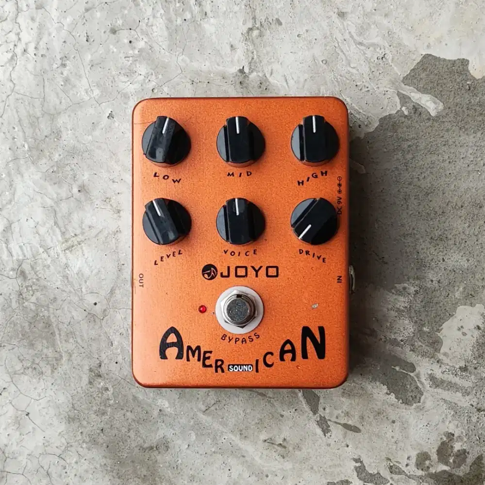 Joyo american sound preamp plus cabinet simulator pedal efek gitar