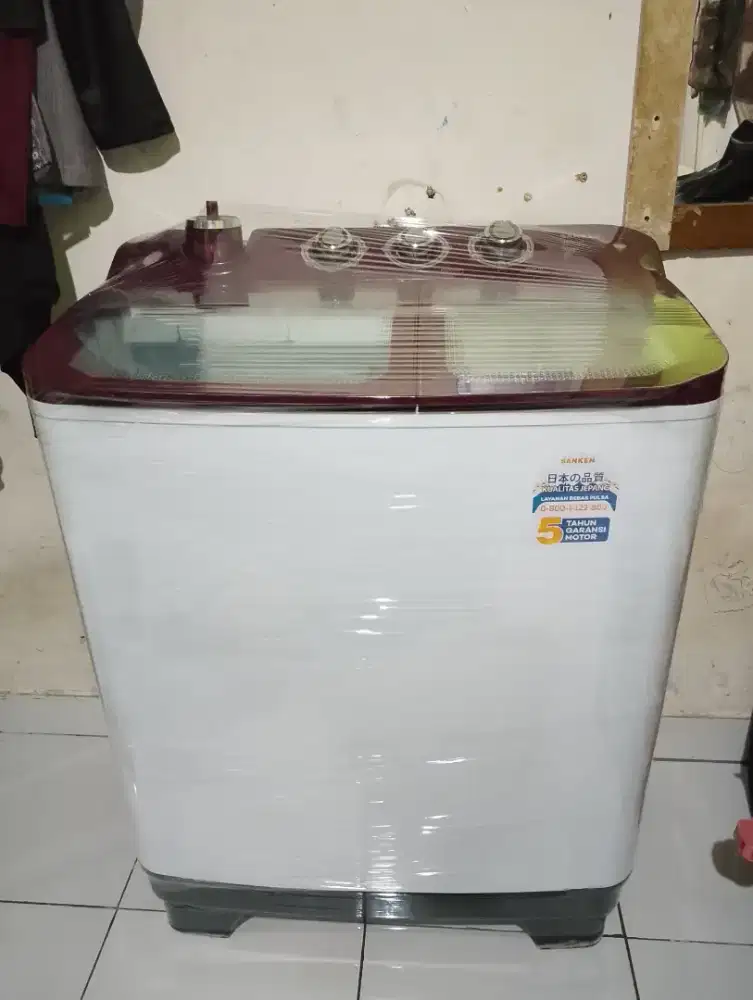 Mesin cuci merek Sanken delux kap 11kg
