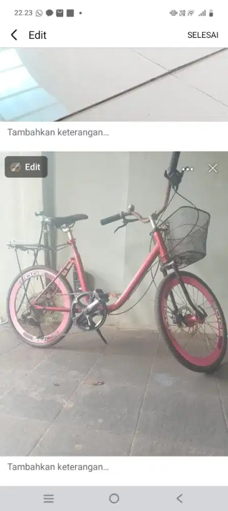 sepedah minion lokasi gunung putri