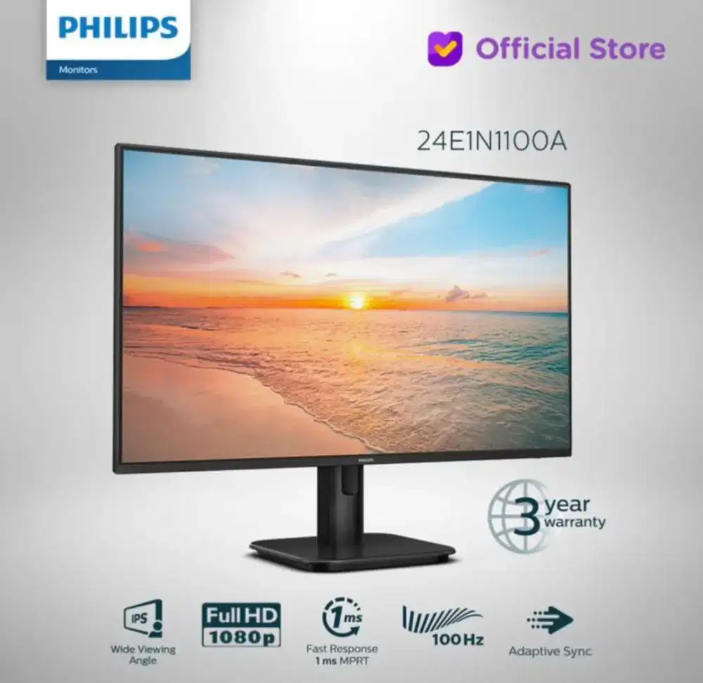 Monitor Philips 24E1N1100A 24inch Speaker