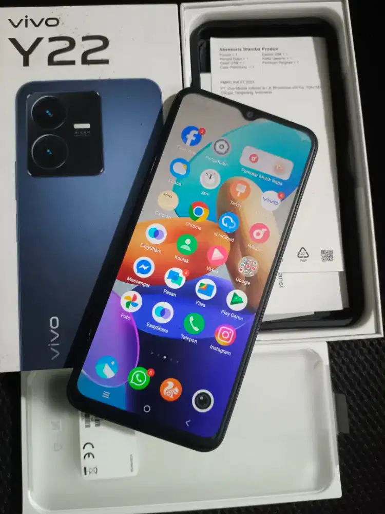 VIVO Y22 LENGKAP