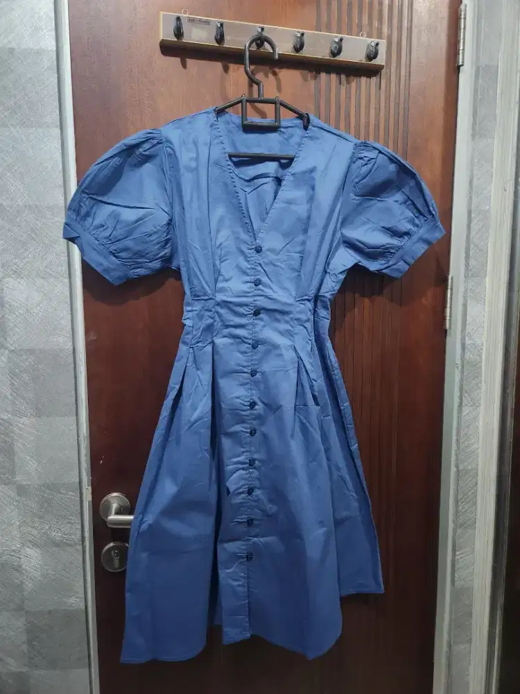[NEW] Valerie Dress warna biru tua blue navy ByLeonora.id