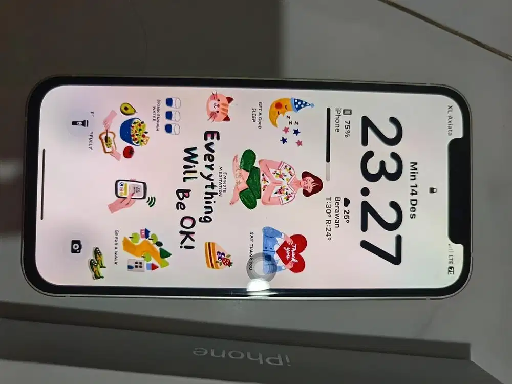 iPhone 12 inter 128gb BH 91% Garansi sinyal