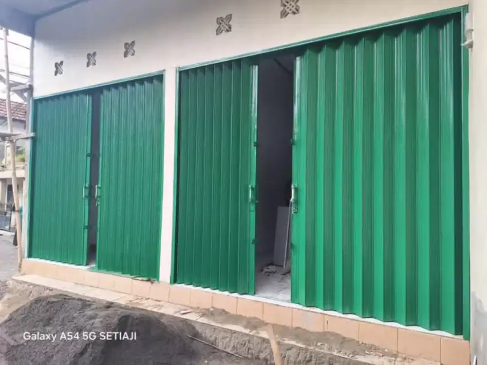 Harmonika polding gate