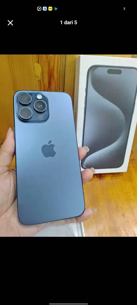 iphone 15 pro max 256 ibox mulus lengkap no minus