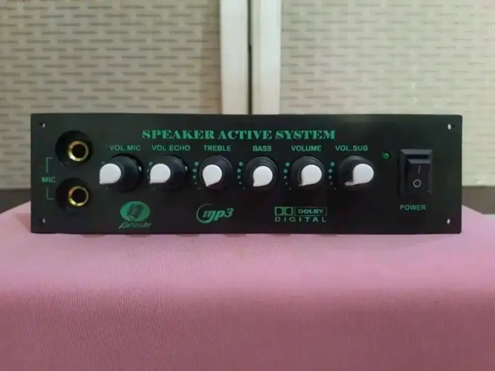 Kit Power Amplifier Speaker Aktif Karaoke Sub + Echo