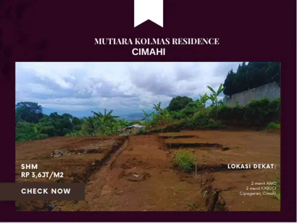 Kavling Kolmas: Lokasi Buffer Zone Terbaik antara Kota dan Alam. Nikmati Keseimbangan Hidup