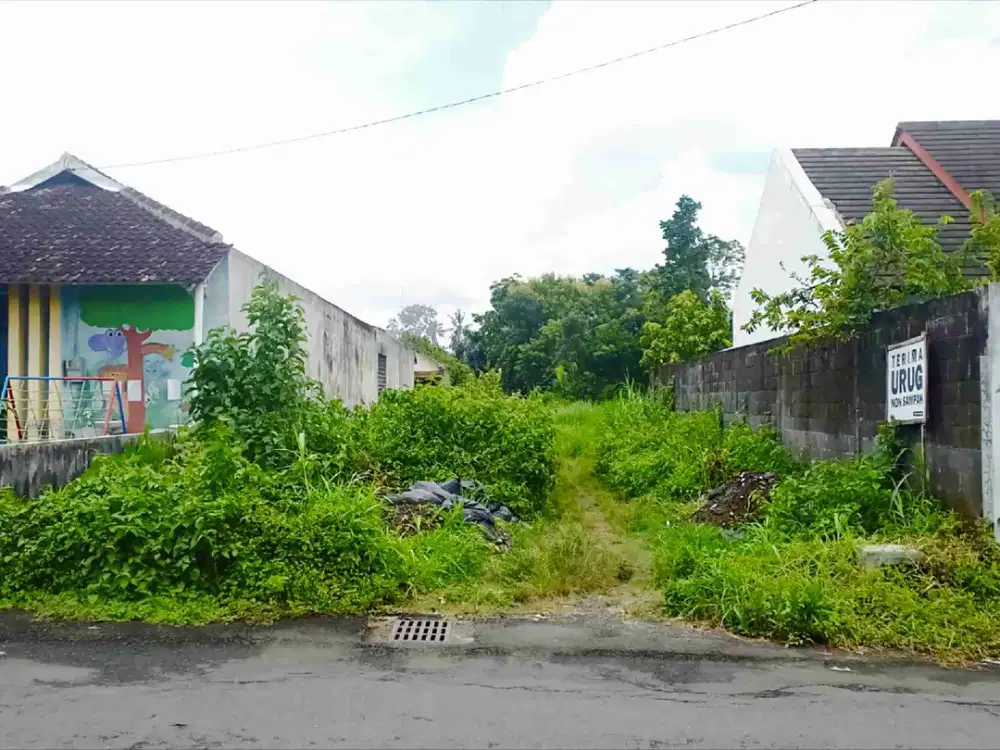 tanah murah lingkungan ramai Gito Gati area Sleman city mall