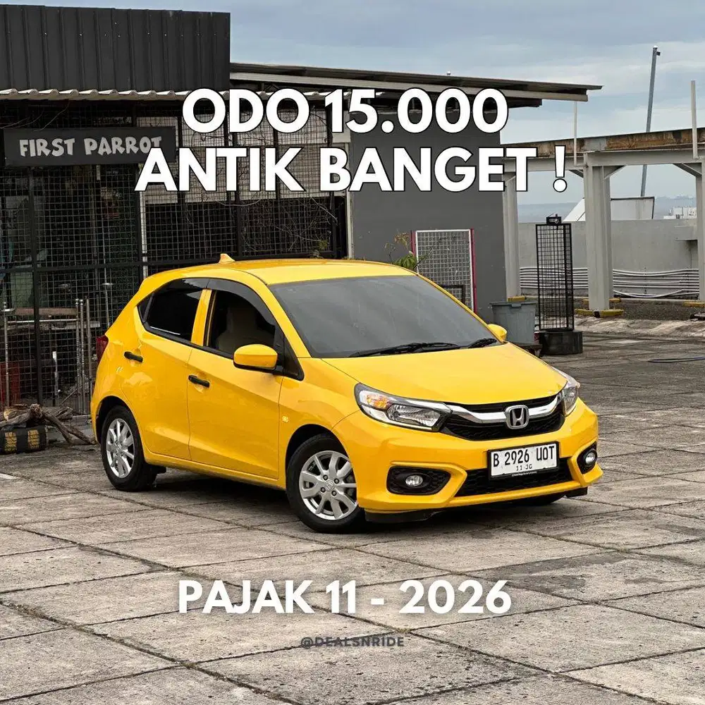 KM 15.000 ANTIK GILA ! PAJAK 11/2026 HONDA BRIO E CVT 2020 MULUS