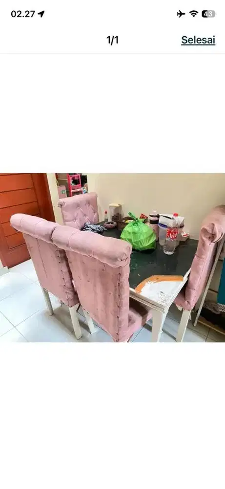 dijual meja makan + 4 kursi