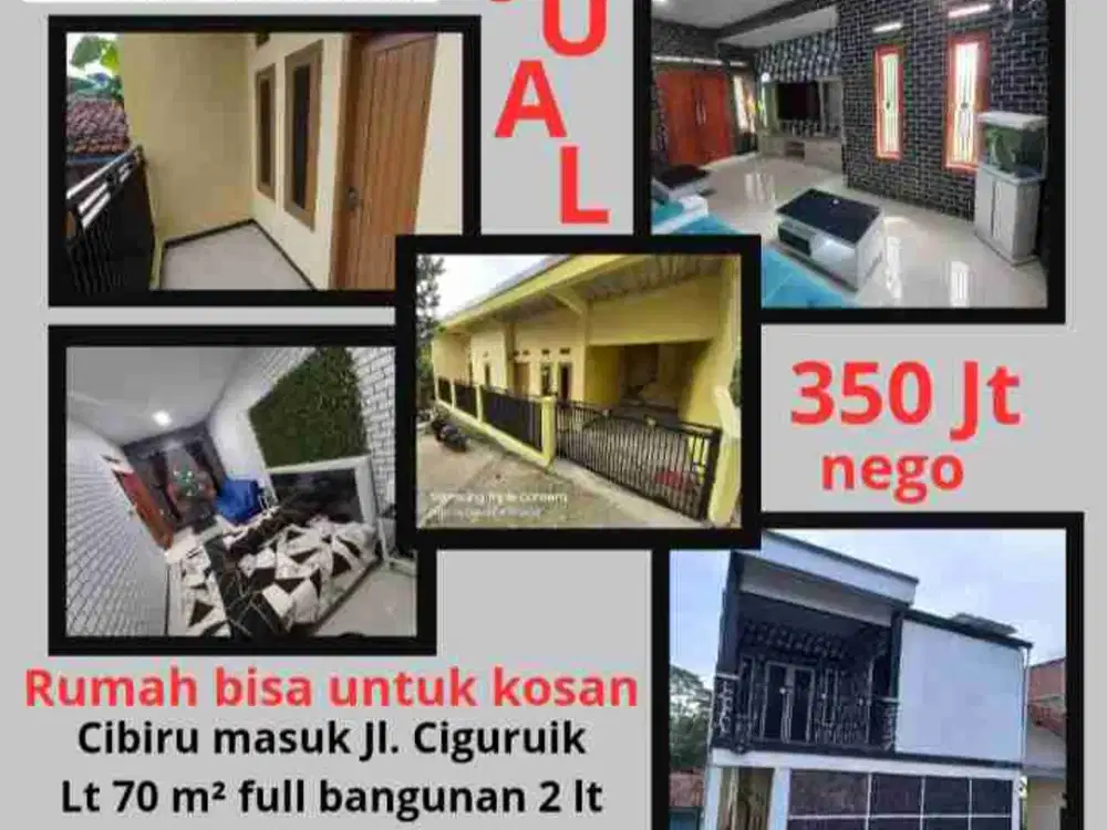 JUAL SEGERA RUMAH + KOSAN
