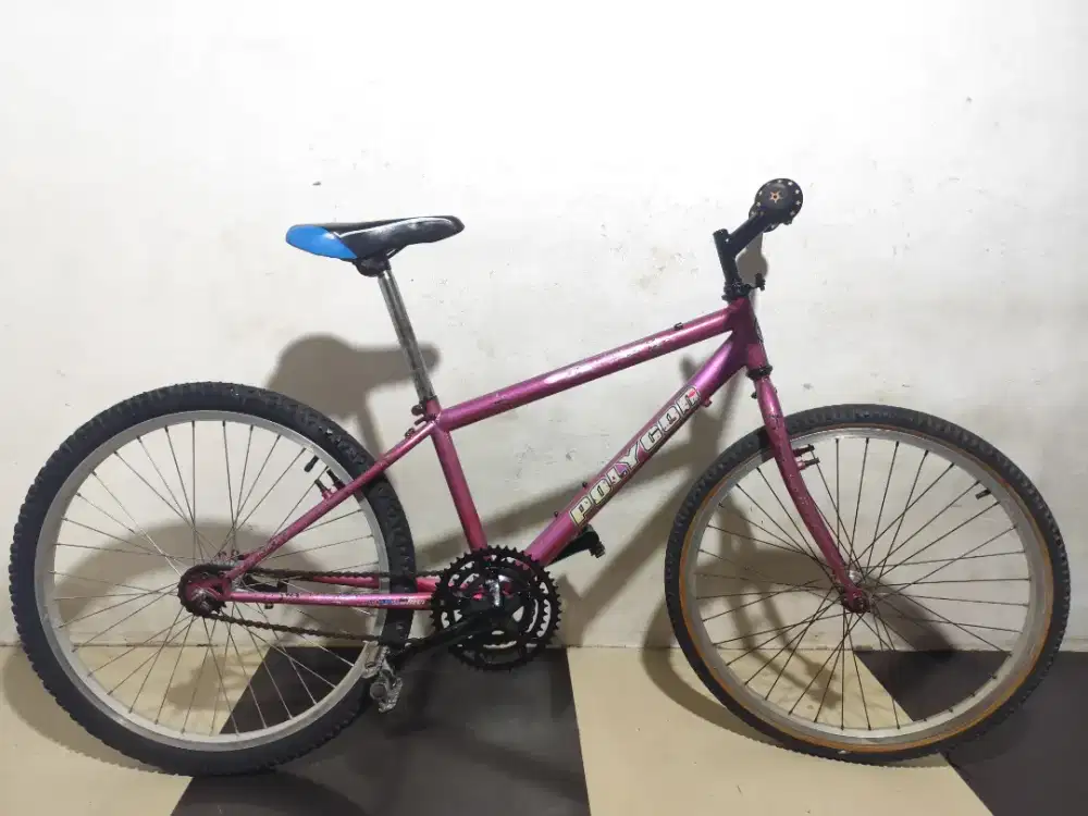 Sepeda polygon ukuran 24 rem udh terpedo siap pakai