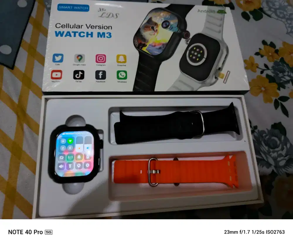 Smartwatch android m16 ram 4/64