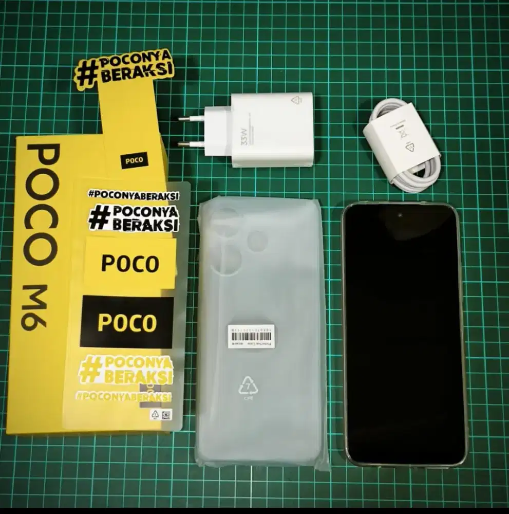 Poco M6 Silver Full Set