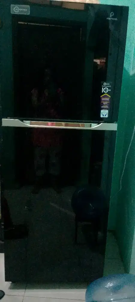 Kulkas polyttron 2pintu type prm 431x jumbo bekas rasa perawan