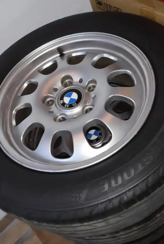 Velg bmw r15 oem 318i e46 plus ban 90%