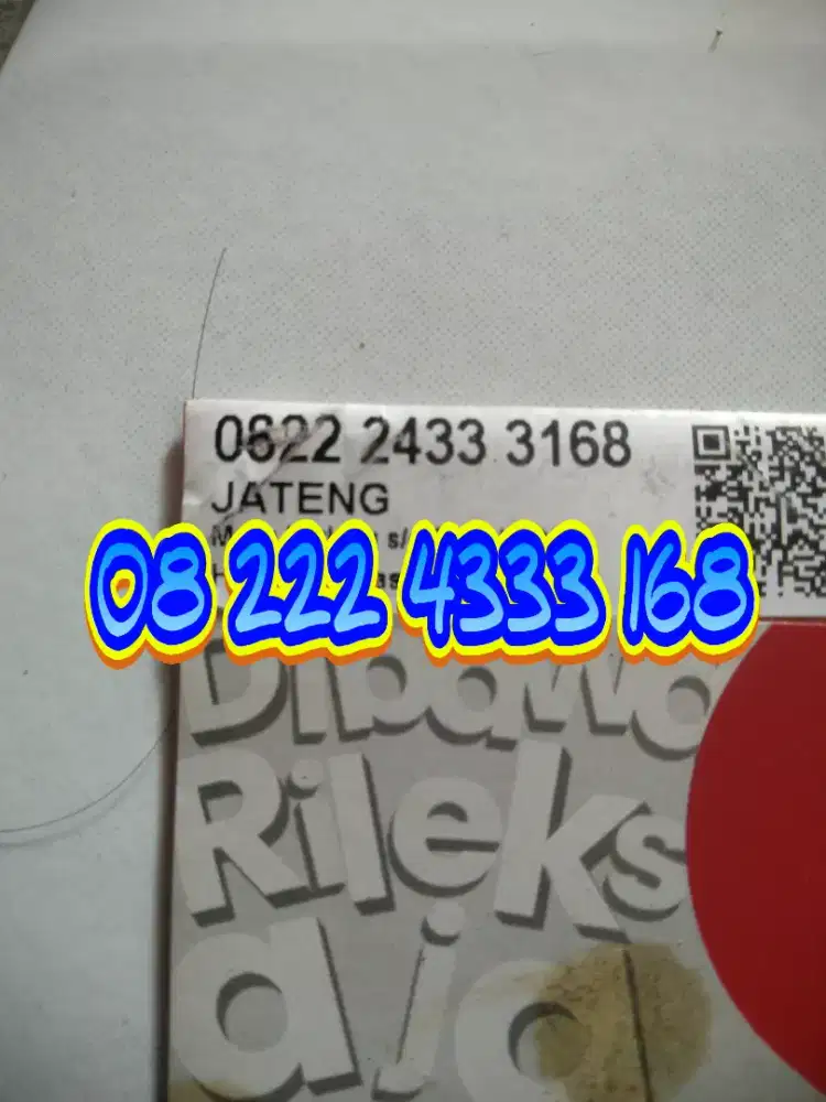 Nomer cantik kartu Telkomsel 168 Dobel Tripel