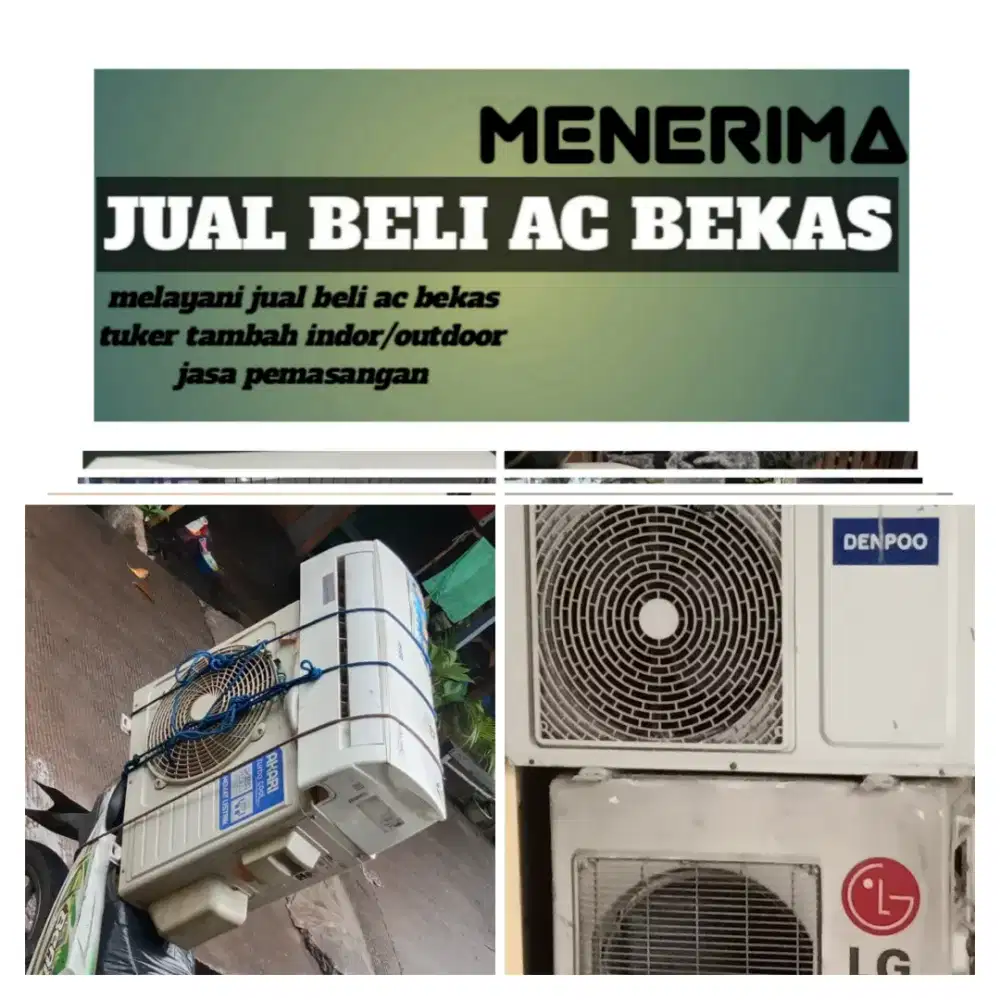 Terima ac bekas rusak