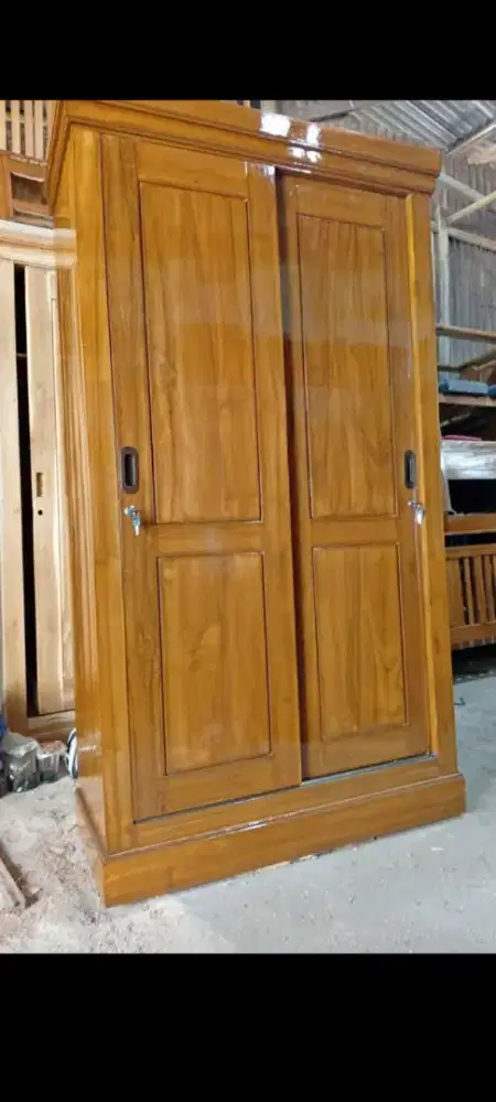 Lemari Pakaian 2pintu Geser/Sliding