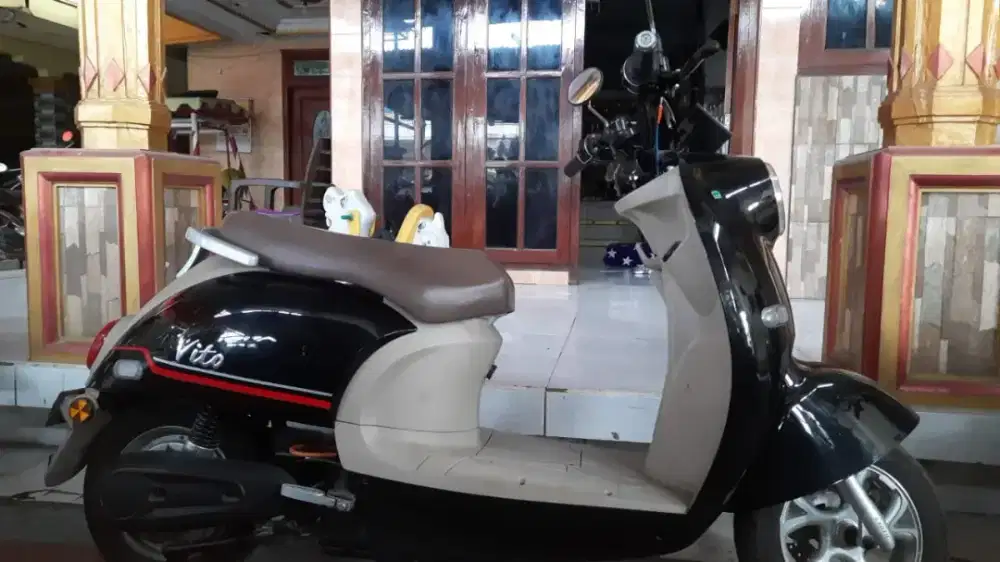 Sepeda listrik masih mulus Dan unlimited edition merk exotic