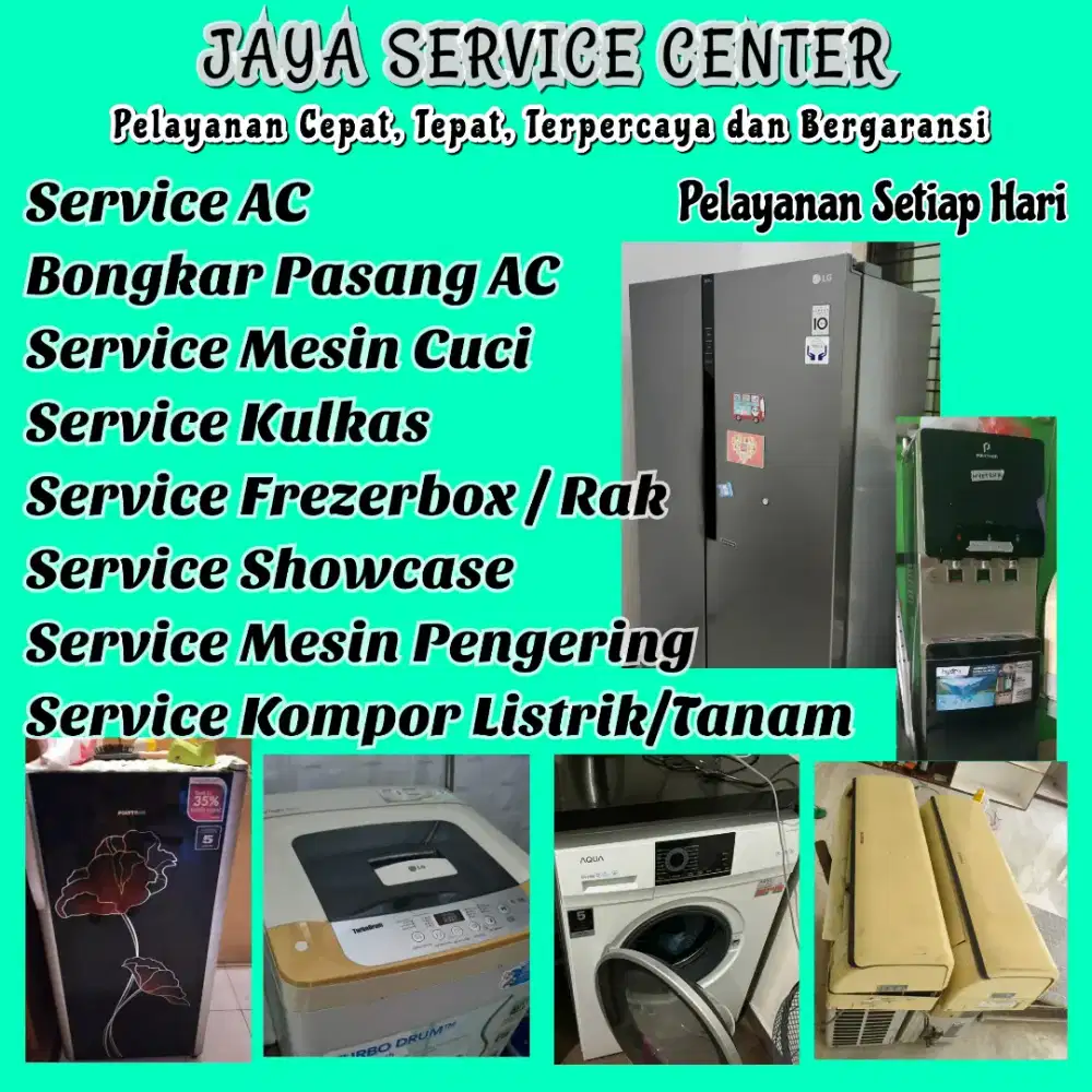 Service Kulkas Frezer Bongkar Pasang AC Servis AC Mesin Cuci Sukolilo