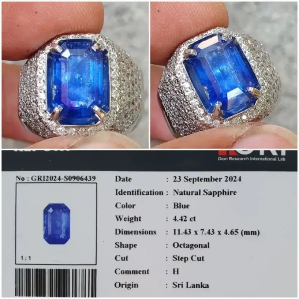 Nego , Permata Blue Sapphire