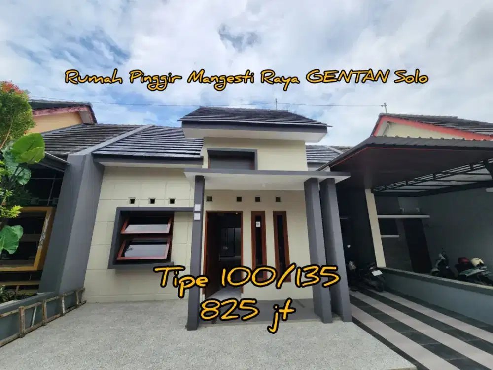 RUMAH DI JUAL GENTAN PURBAYAN WARU BAKI