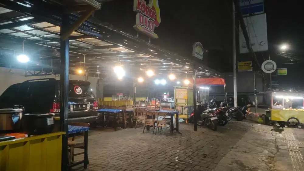 Lapak usaha kuliner pagi
