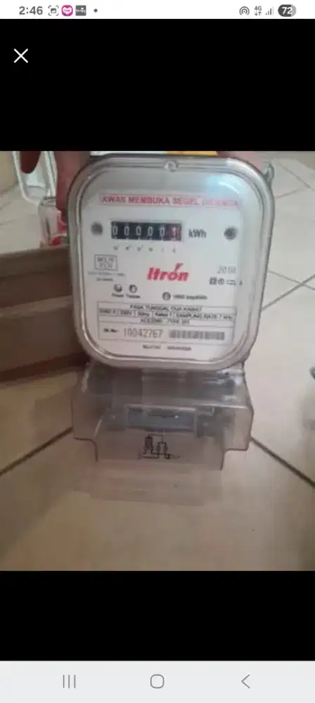 Meteran listrik itron