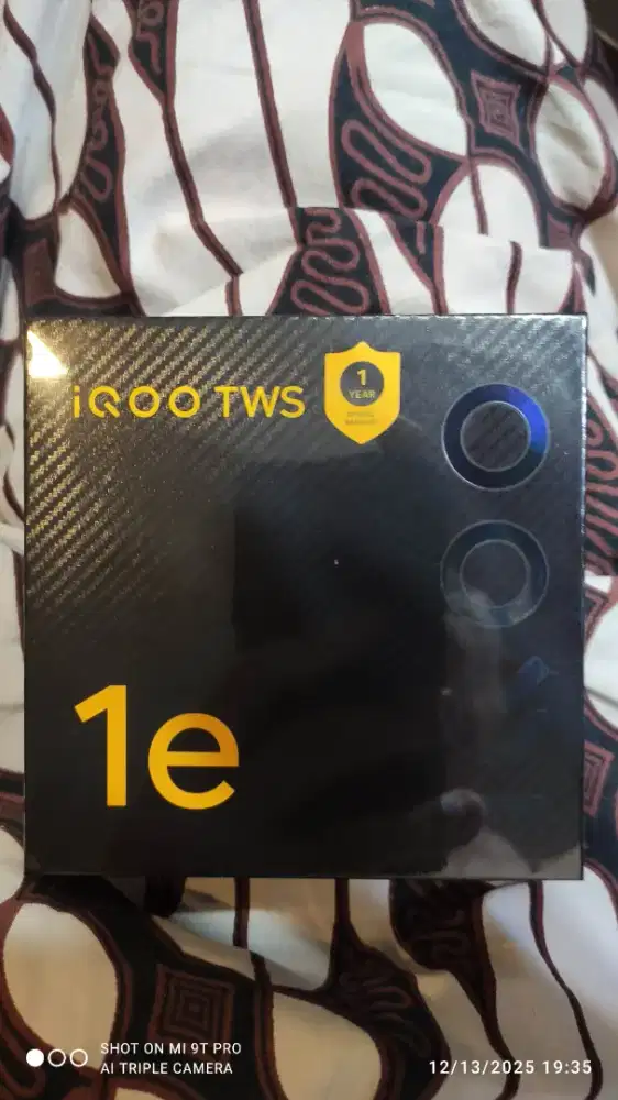Dijual Ear buds iQOO TWS 1e, BNIB, garansi resmi