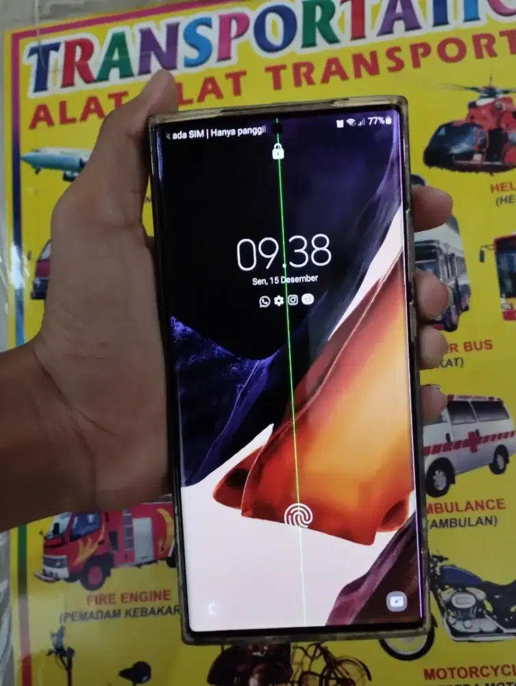 Samsung galaxy note 20 ultraa 5g 8+8/256 gb ori sein fullset