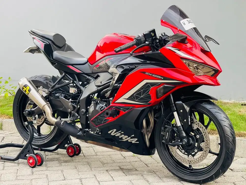 Kawasaki zx25r abs se merah 2023 plat W pajak on zx25 r tft abs se qs