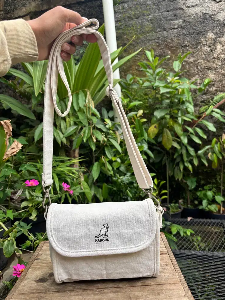 Tas Selempang Kangol Unisex | Crossbody Kangol |Slingbag Kangol Kanvas