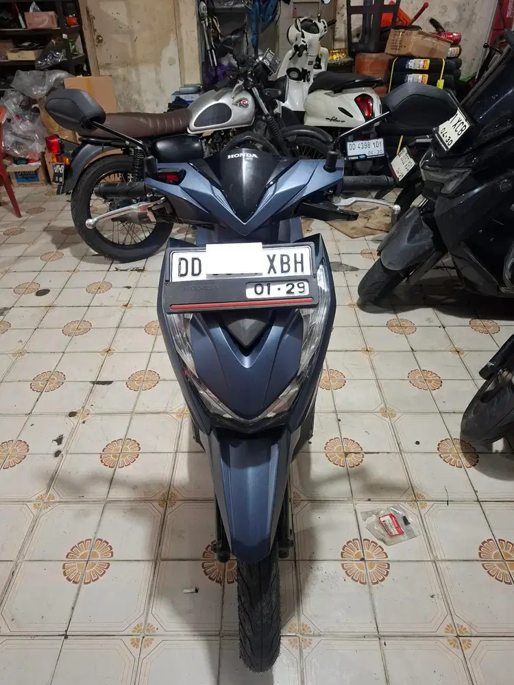 Honda beat 110cc 2023 biru pemakaian 2024