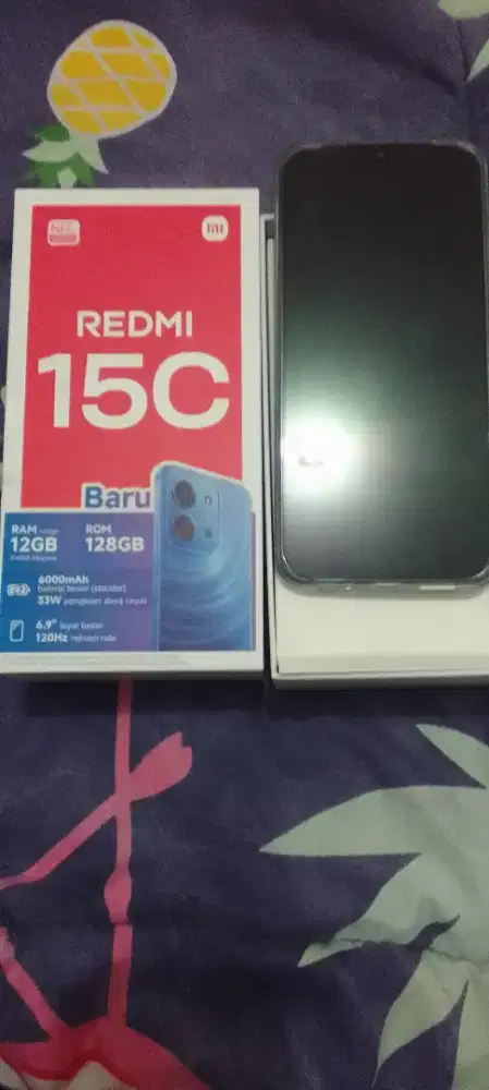 Redmi 15C 6/128 Baru dibuka Dus