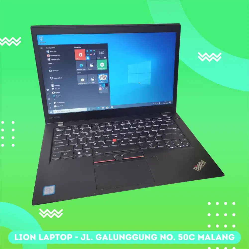 RAM 8GB SSD 256GB Core i7 SLIM Lenovo Thinkpad T470s [15|12]