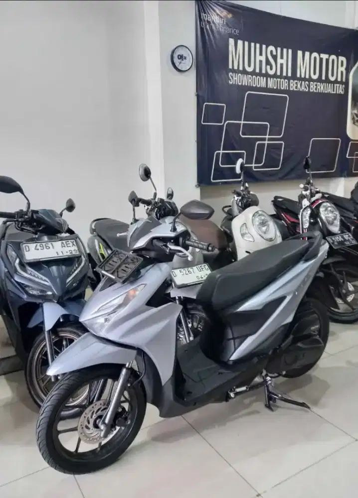 KM 6 RIBU NEW BEAT DELUXE CBS ISS 2024, SEPERTI BARU, MUHSHI MOTOR