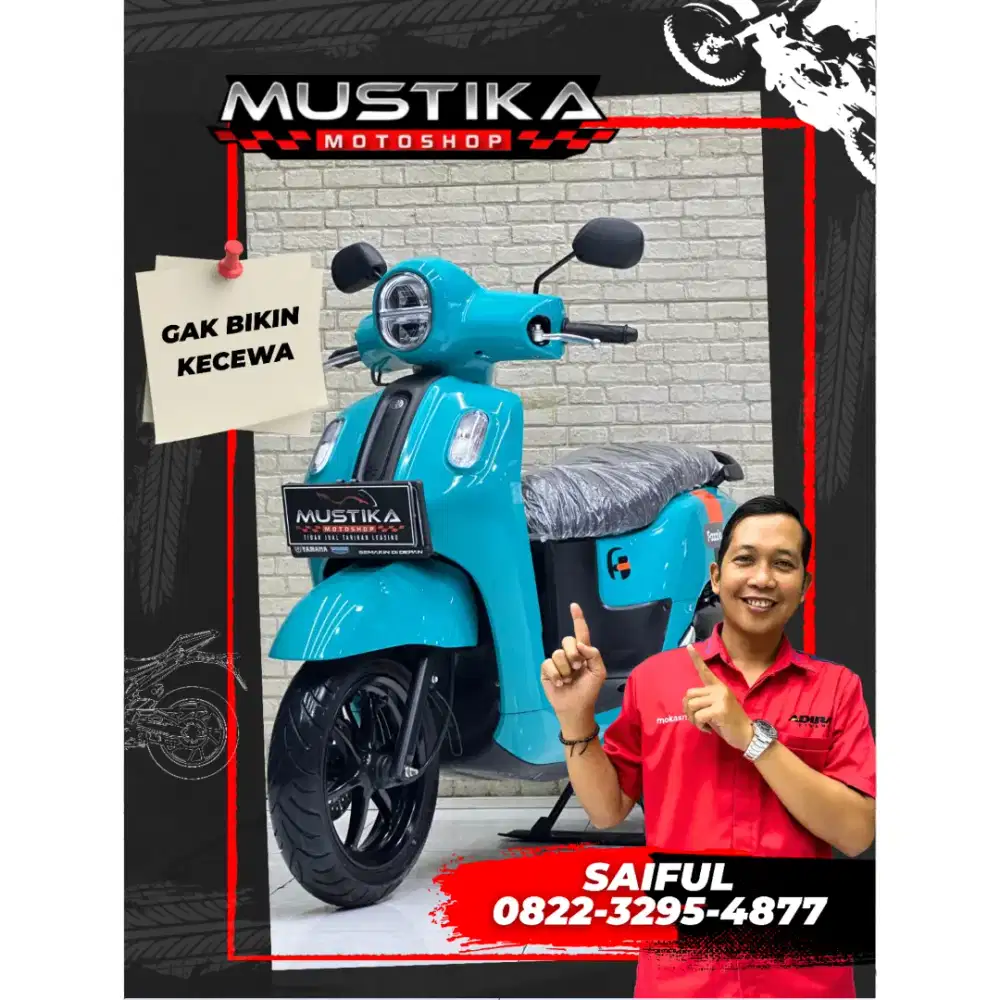 Odo 8rb Istimewa!!Yamaha Fazzio 2022 Plat Jatim Dp500rb Murah-Mustika