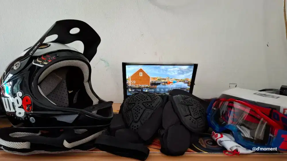 Paket Helm Fullface mtb