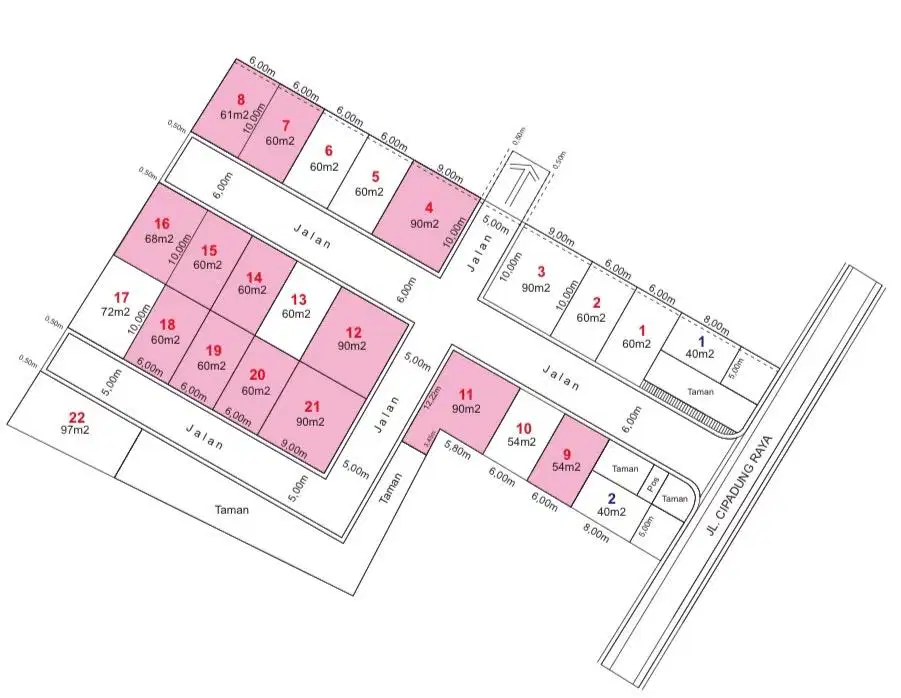 Dijual tanah Kavling