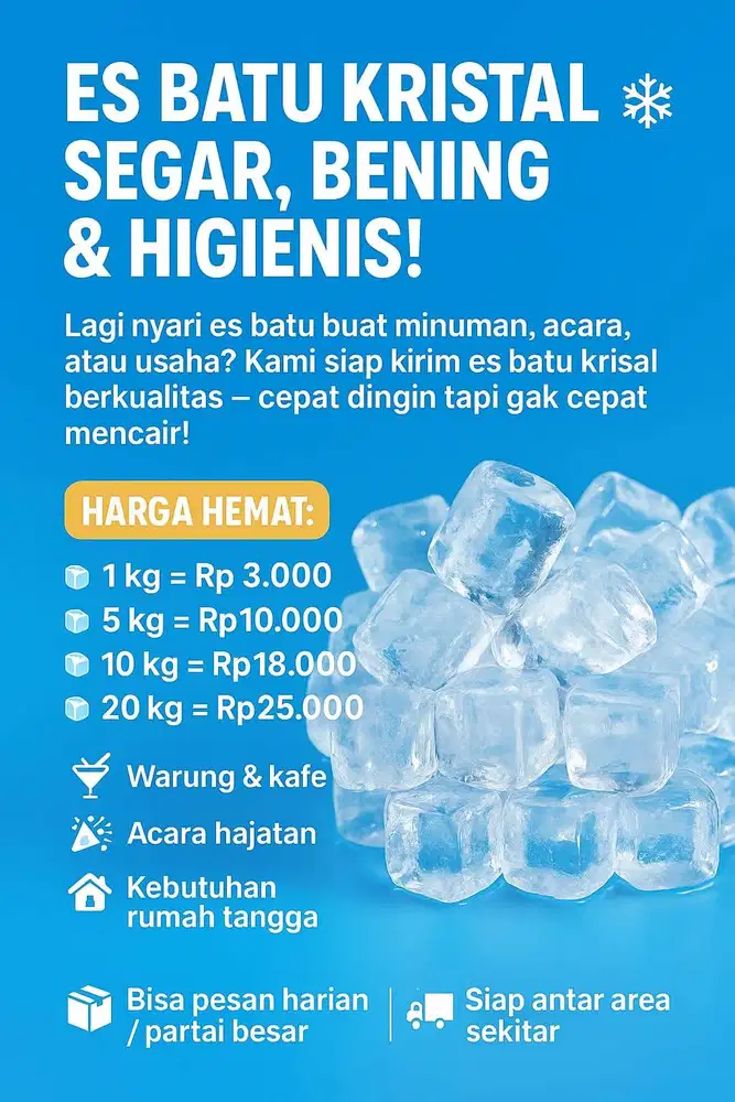 Jual Es Batu Kristal