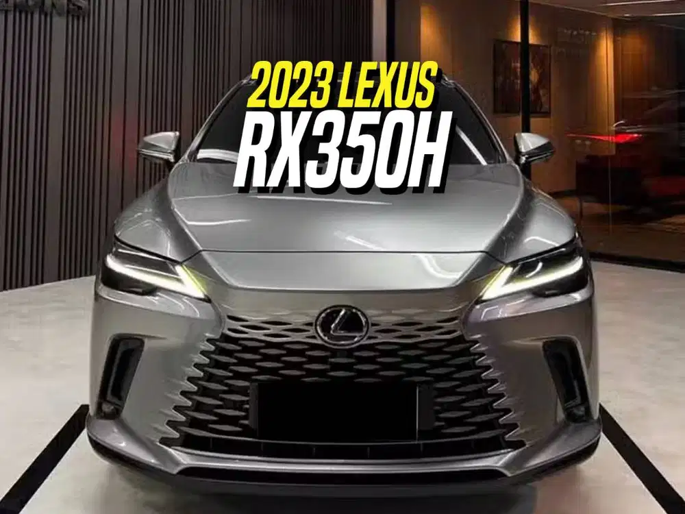 Lexus RX350h 2.5 Hybrid 2024 Sonic Titanium on Black Abu-abu RX 350h