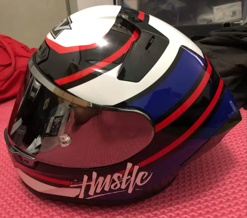 Helm RSV - Hustle + Visor Silver