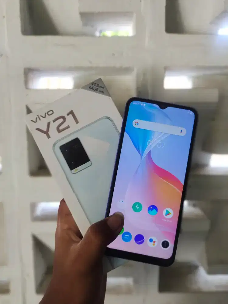 Vivo Y21 4/64gb bekas pakai