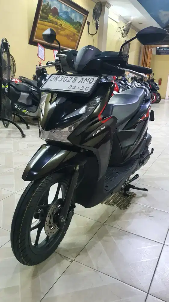 New Beat CBS 2025(Model Baru)Buka Plat Spti Baru-5.000 KM-plaza motor