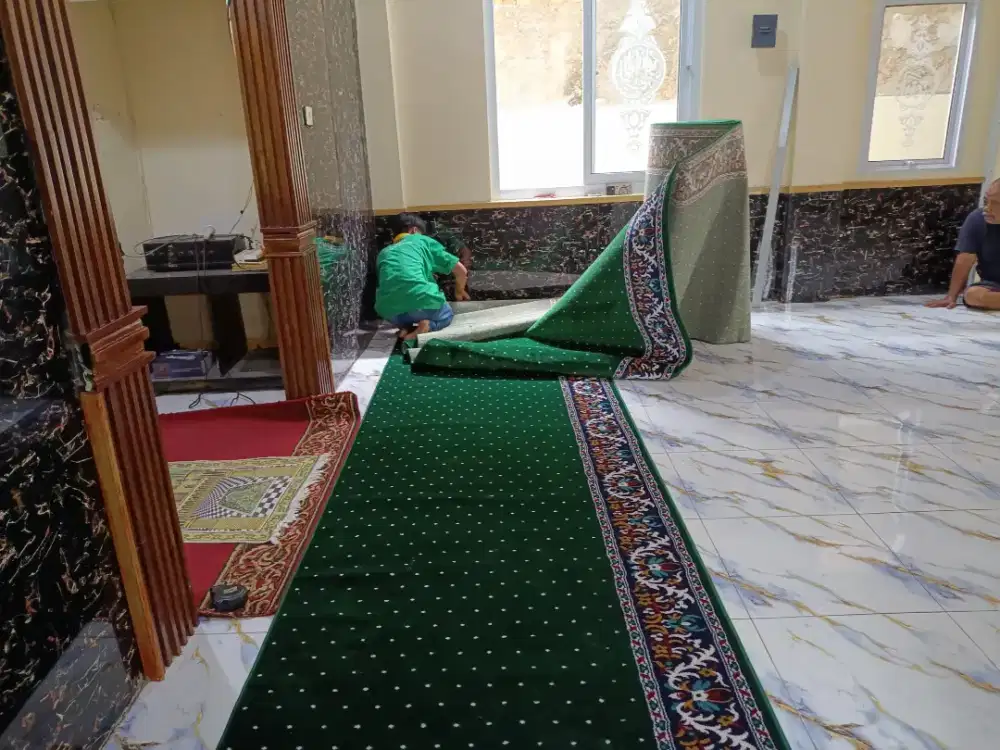 Promo murah akhir tahun karpet masjid tebal berkualitas